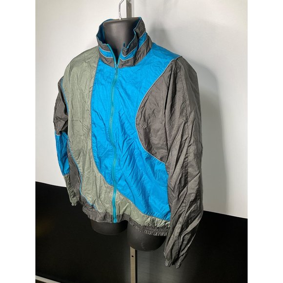 Vintage Rare JCPENNEY Large USA Olympics windbreaker jacket blue gray